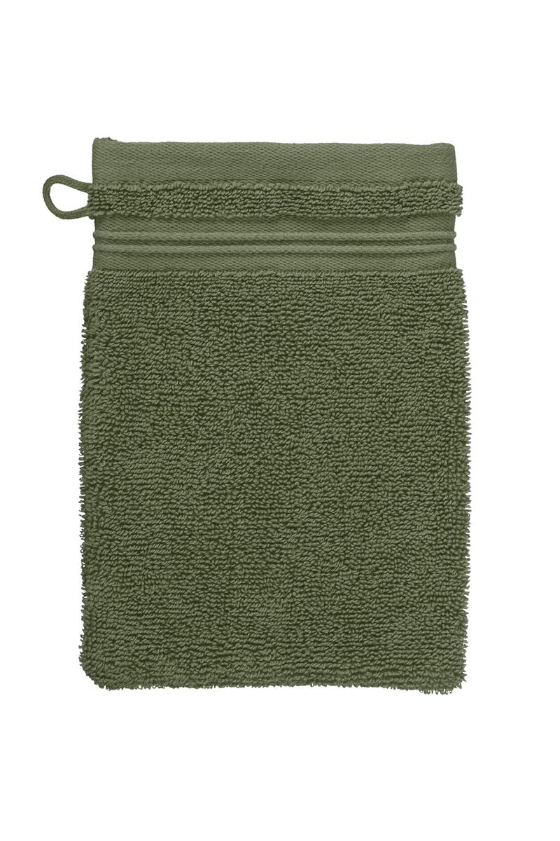 Beddinghouse Sheer Bathroom Textiles - Olive Green