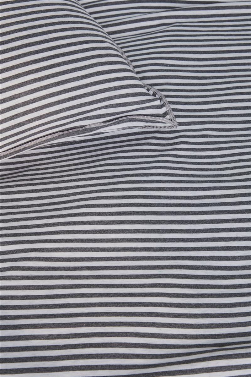 vtwonen Comfy Stripe Bettwäsche - Grau