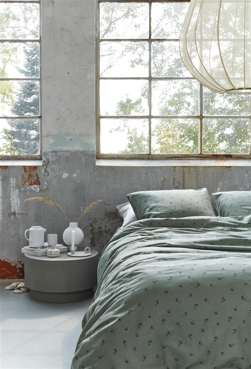 vtwonen Covered with Flowers Bettwäsche - Dunkelgrün