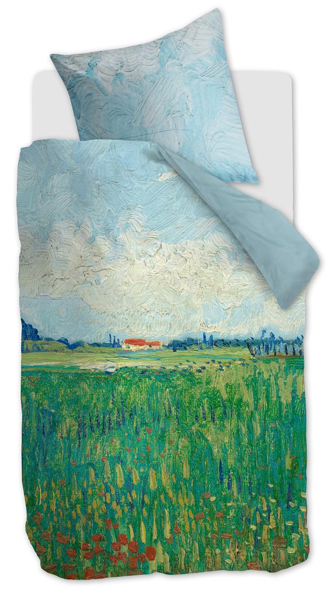 Beddinghouse x Van Gogh Museum Field with Poppies Bettwäsche - Grün