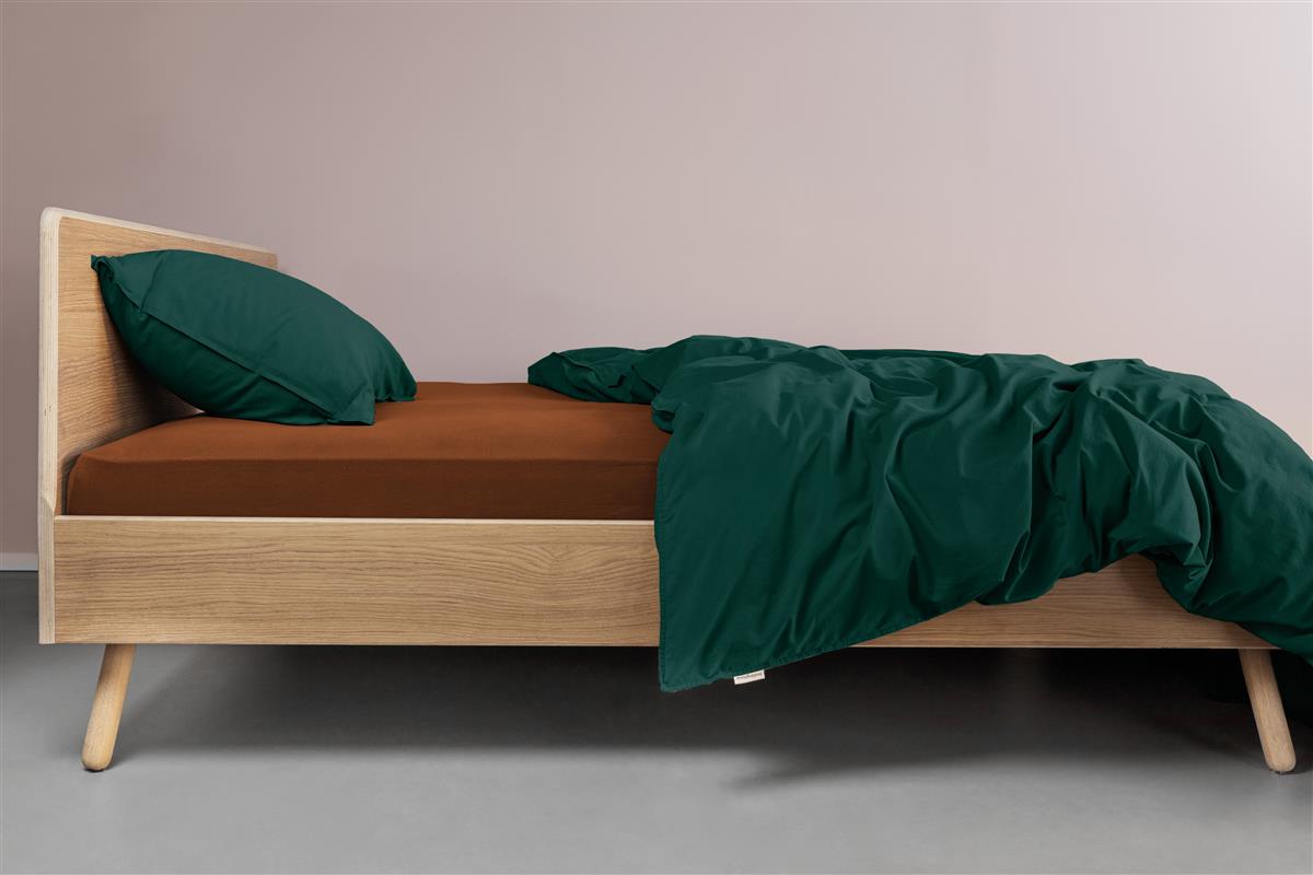 Beddinghouse Splittopper fitted sheet - Jersey - Terracotta
