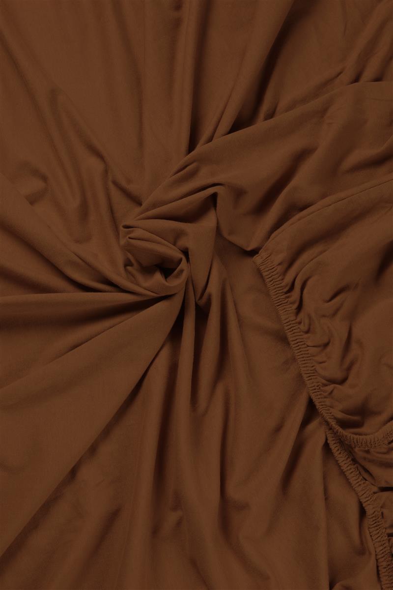 Beddinghouse Splittopper fitted sheet - Jersey - Terracotta