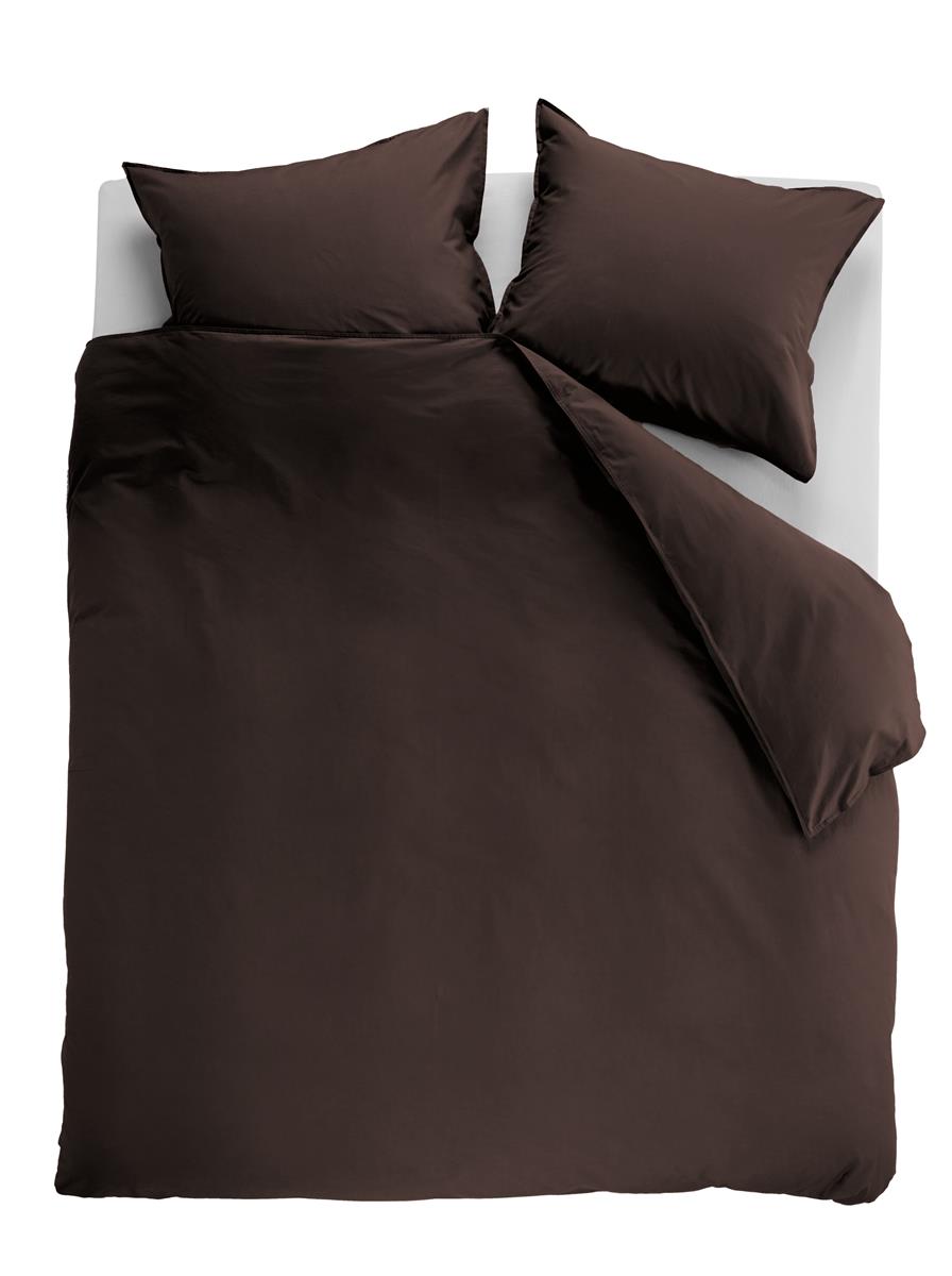 Ambiante Cotton Uni Bettwäsche - Braun