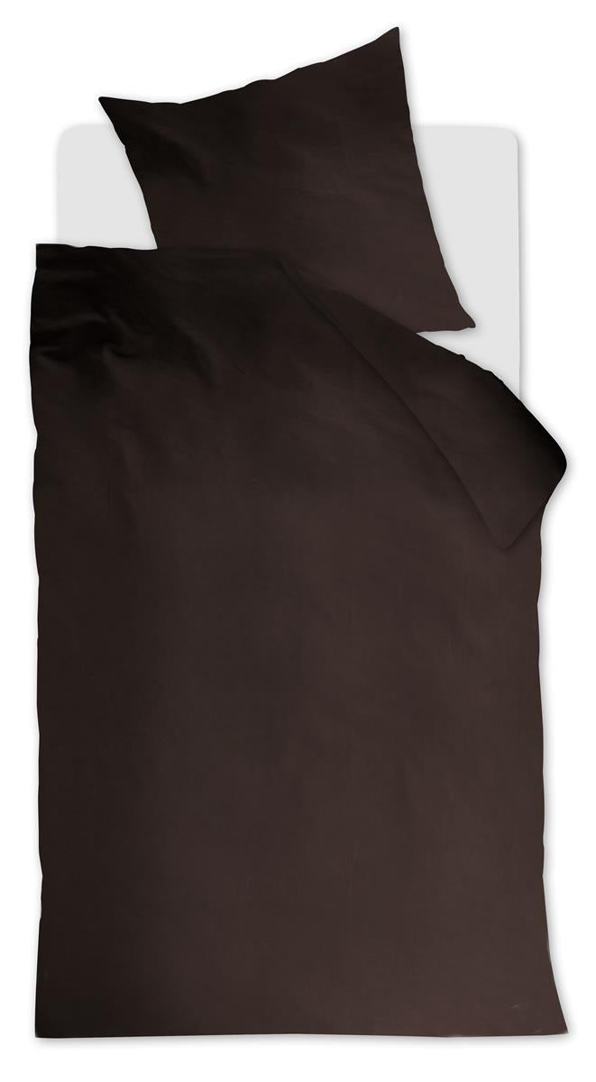 Ambiante Cotton Uni Bettwäsche - Braun