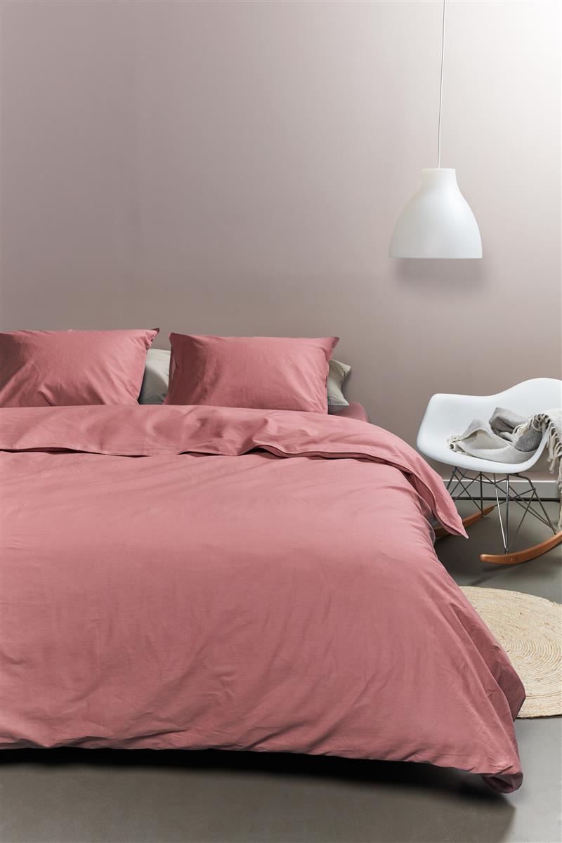 Ambiante Cotton Uni Bettwäsche - Rosa