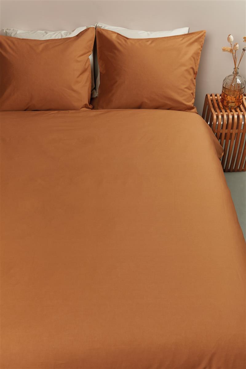 Ambiante Cotton Uni Bettwäsche - Orange
