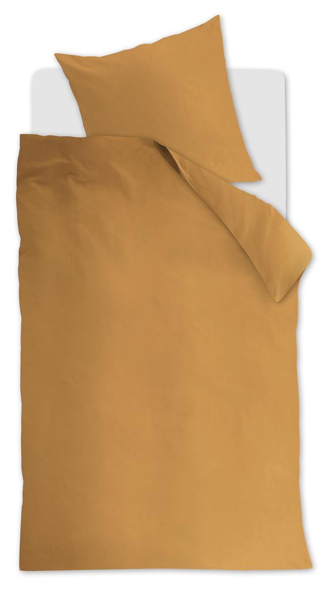 Ambiante Cotton Uni Bettwäsche - Ocker