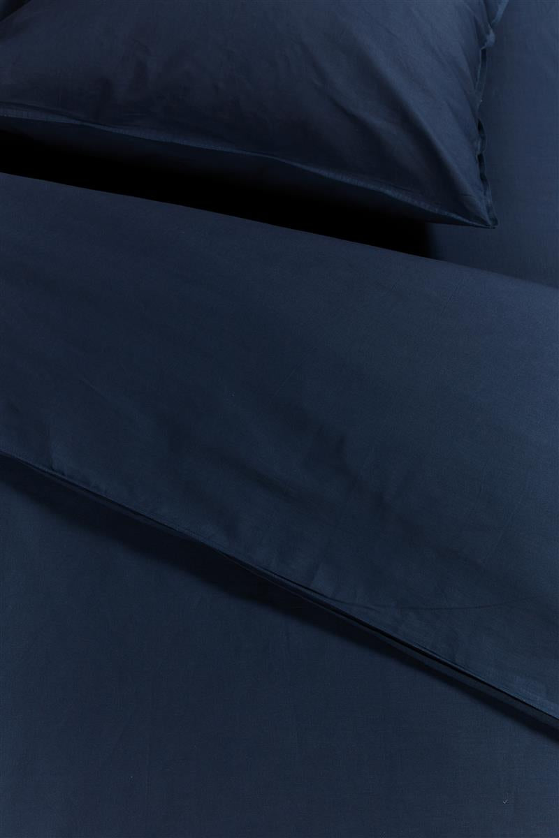 Ambiante Cotton Uni Bettwäsche - Dunkelblau
