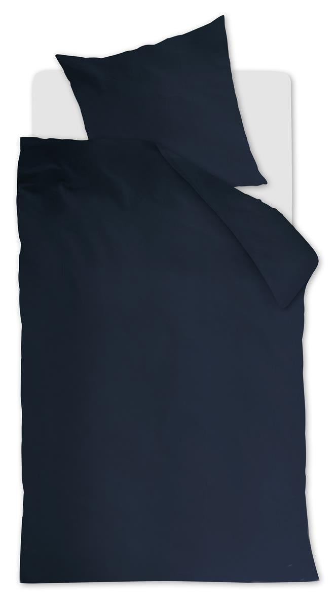 Ambiante Cotton Uni Bettwäsche - Dunkelblau