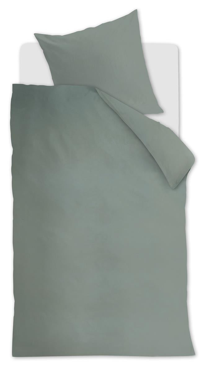 Ambiante Cotton Uni Bettwäsche - Grün