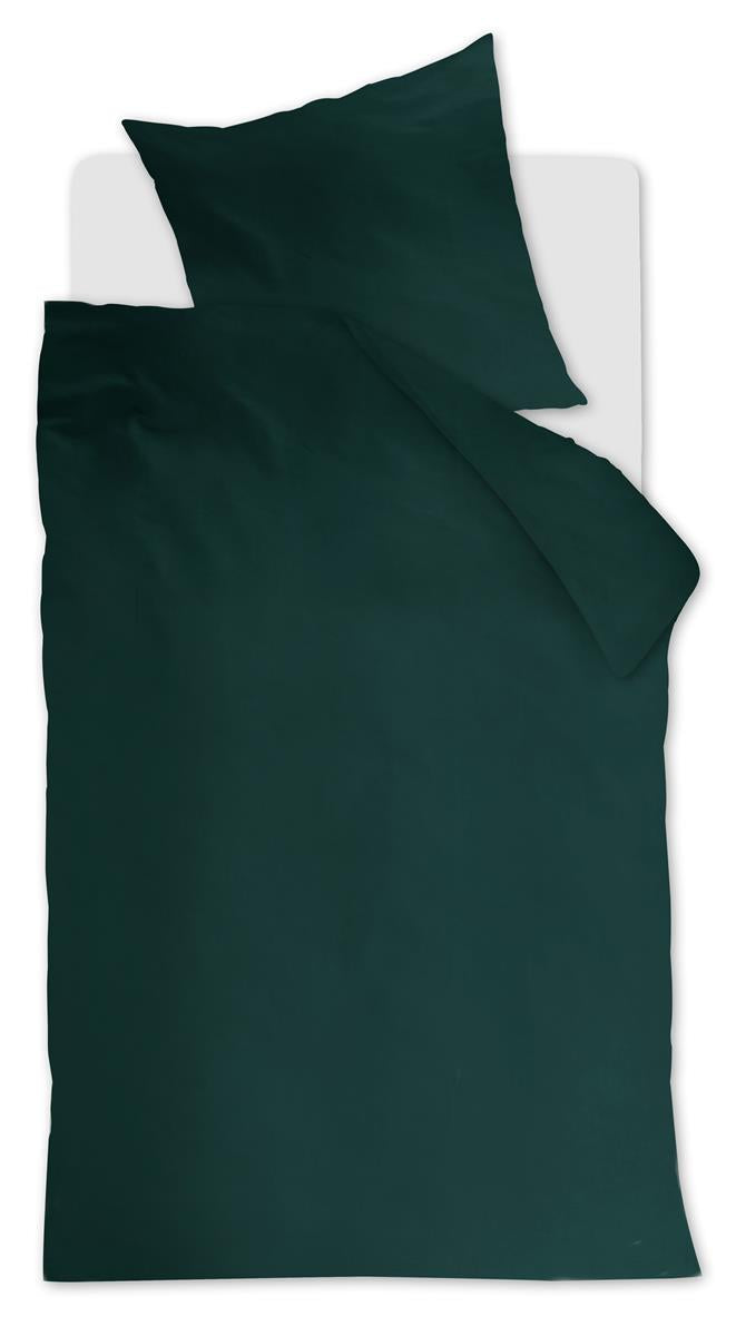 Ambiante Cotton Uni Bettwäsche - Dunkelgrün