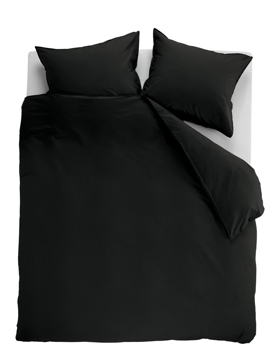 Ambiante Cotton Uni Bettwäsche - Schwarz