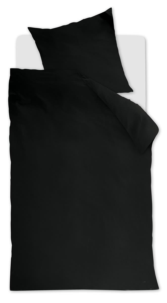 Ambiante Cotton Uni Bettwäsche - Schwarz