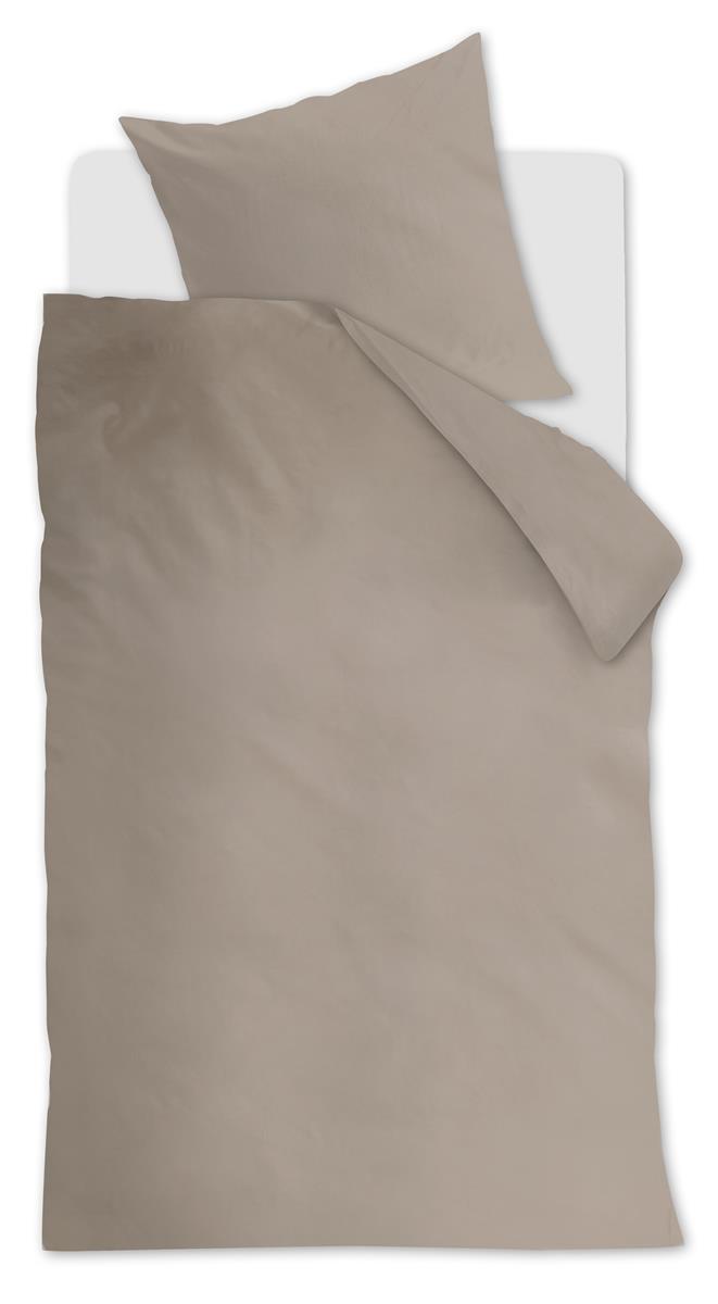 Ambiante Cotton Uni Bettwäsche - Taupe