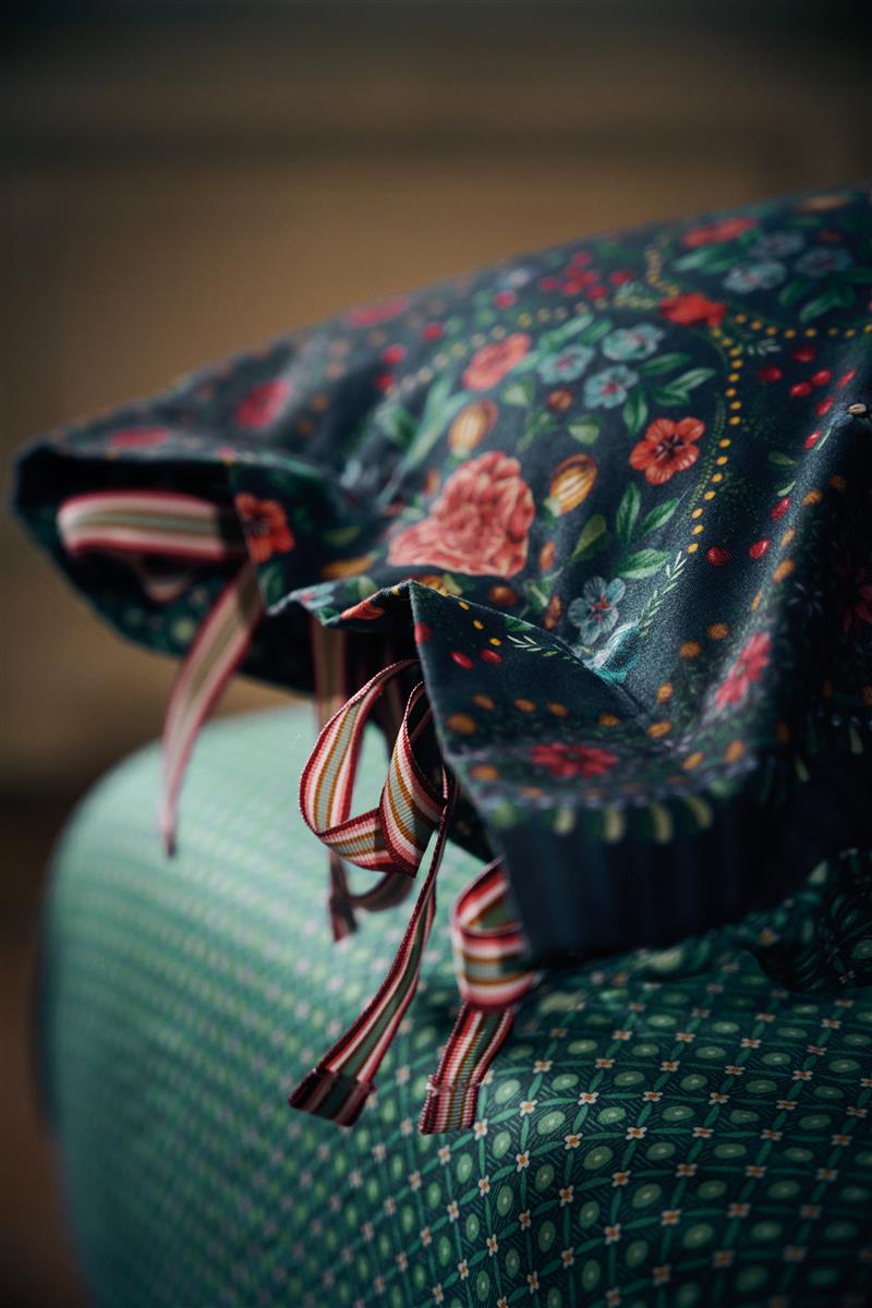 Pip Studio Forest Carpet Long Zierkissen - Dunkelblau