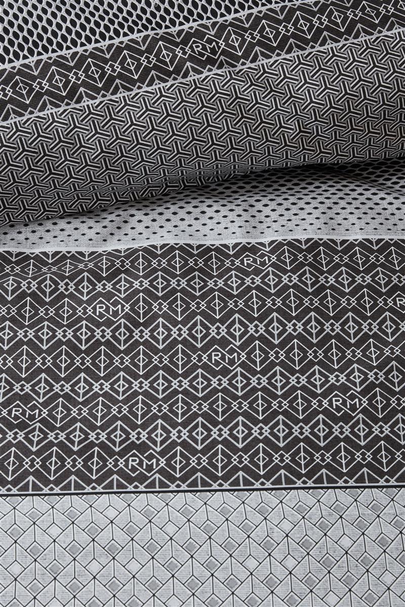 Riviera Maison Retrograde Kissenbezug - Grau