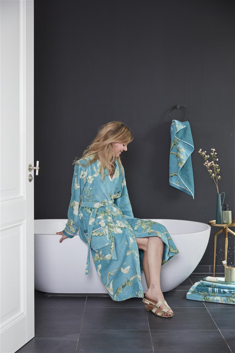 Beddinghouse x Van Gogh Museum Blossom Bademantel - Blau