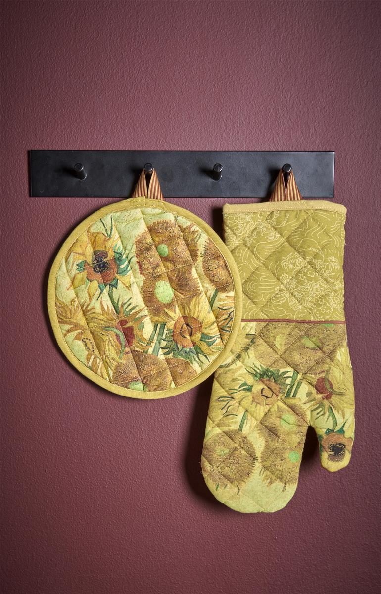 Beddinghouse x Van Gogh Museum Sunflower - Ovenwant set van 2 - One Size - Geel