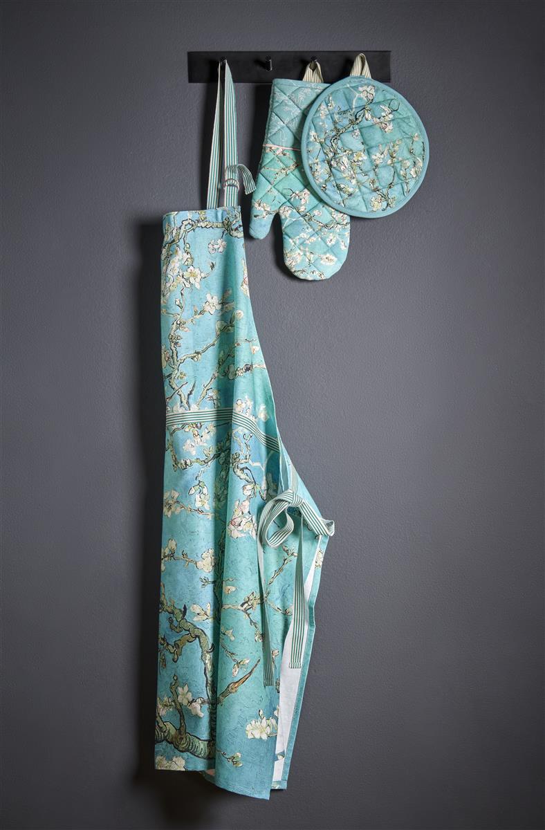 Beddinghouse x Van Gogh Museum - Katoen - Schort - Blossom - One Size - Blauw