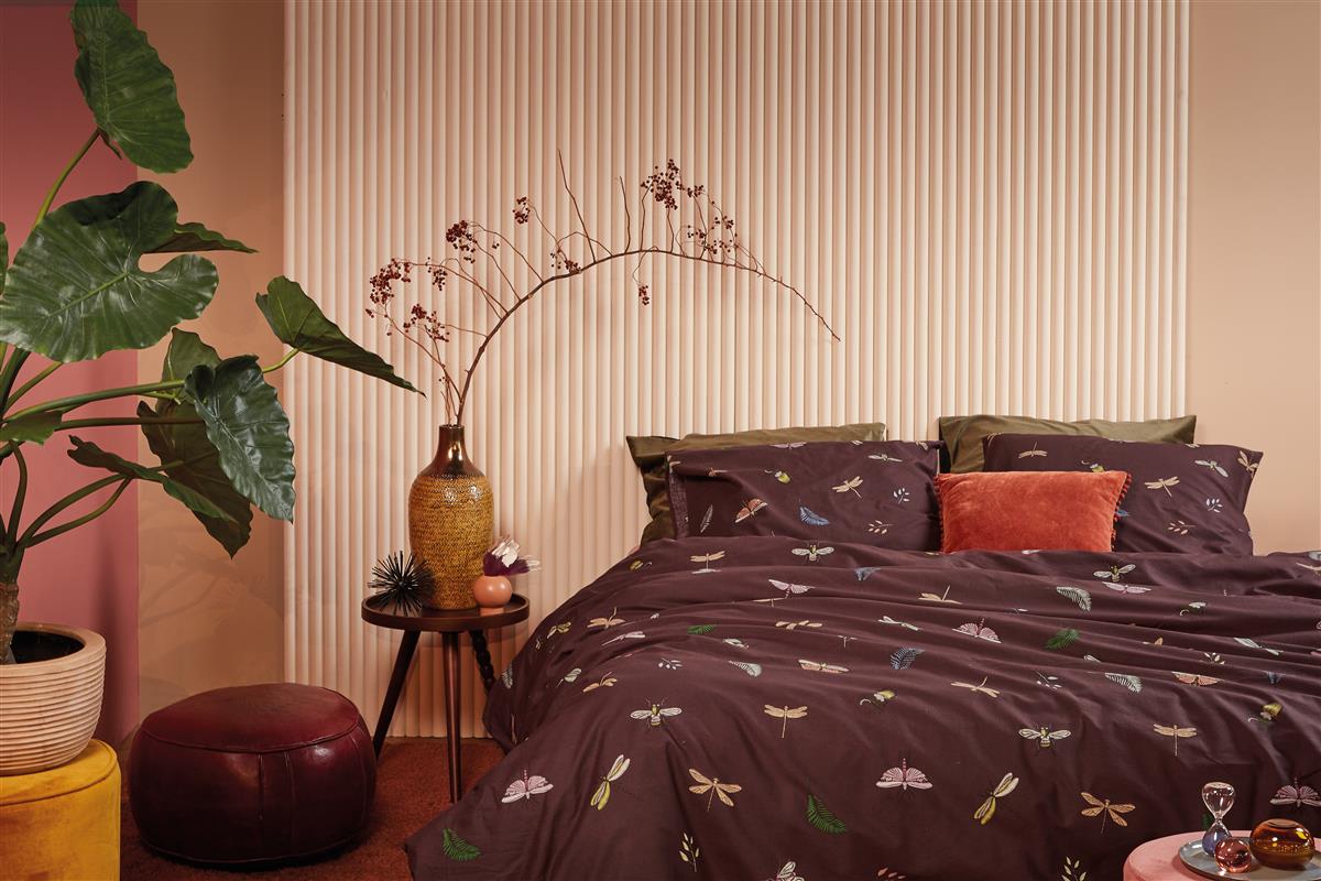 At Home by BeddingHouse Living World Bettwäsche - Aubergine