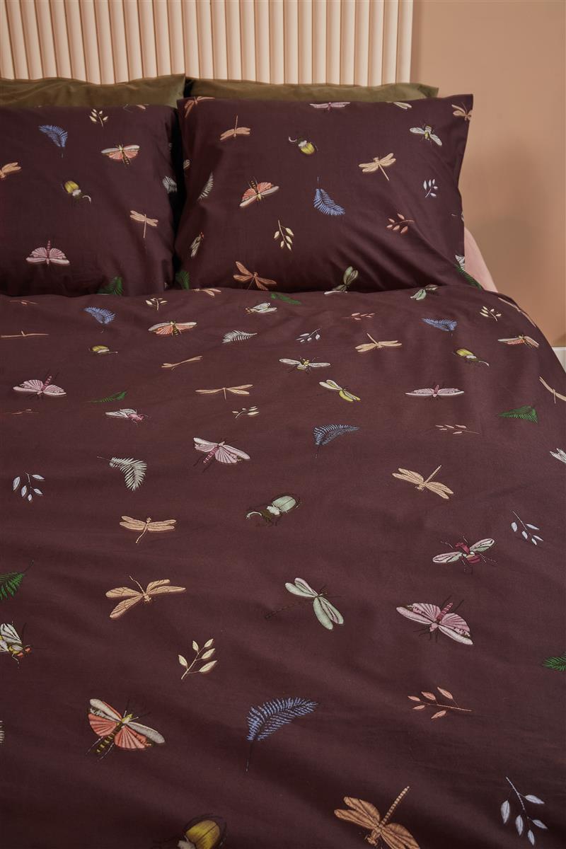 At Home by BeddingHouse Living World Bettwäsche - Aubergine