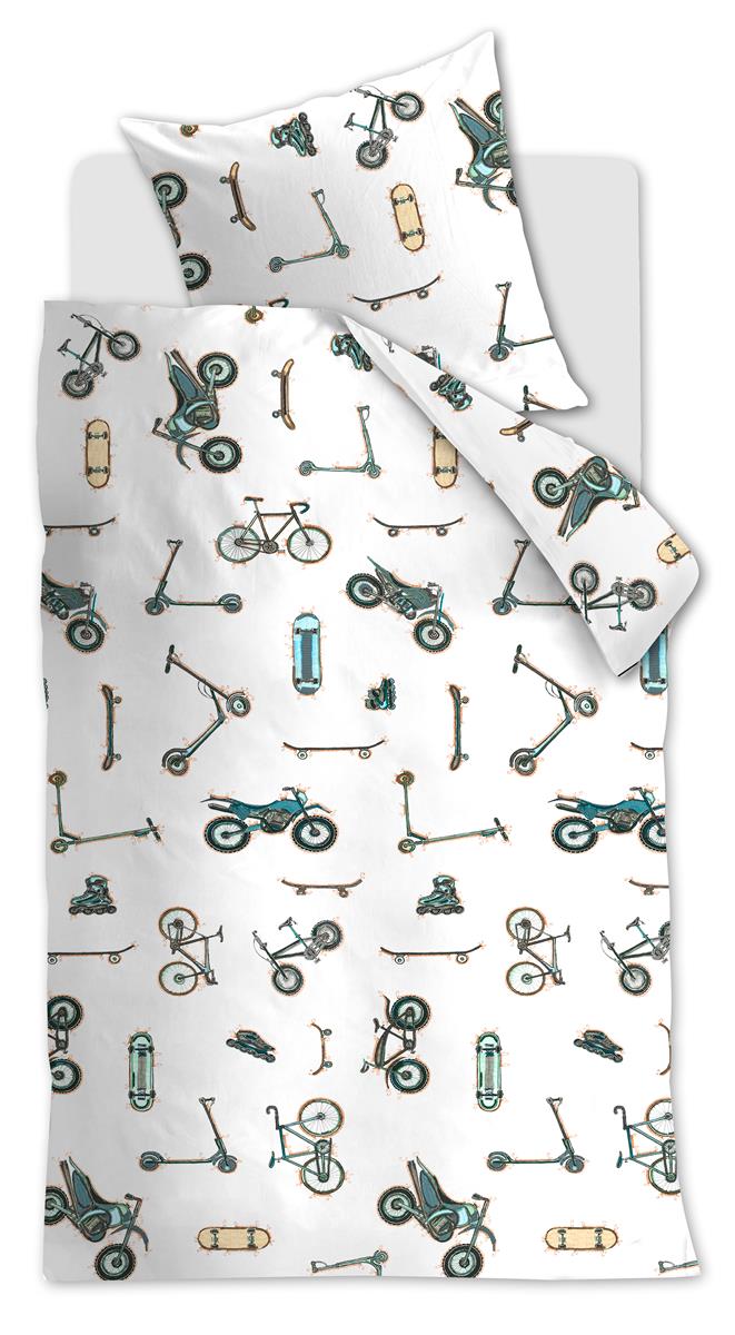 Beddinghouse Kids Wheelers Bettwäsche - Grau