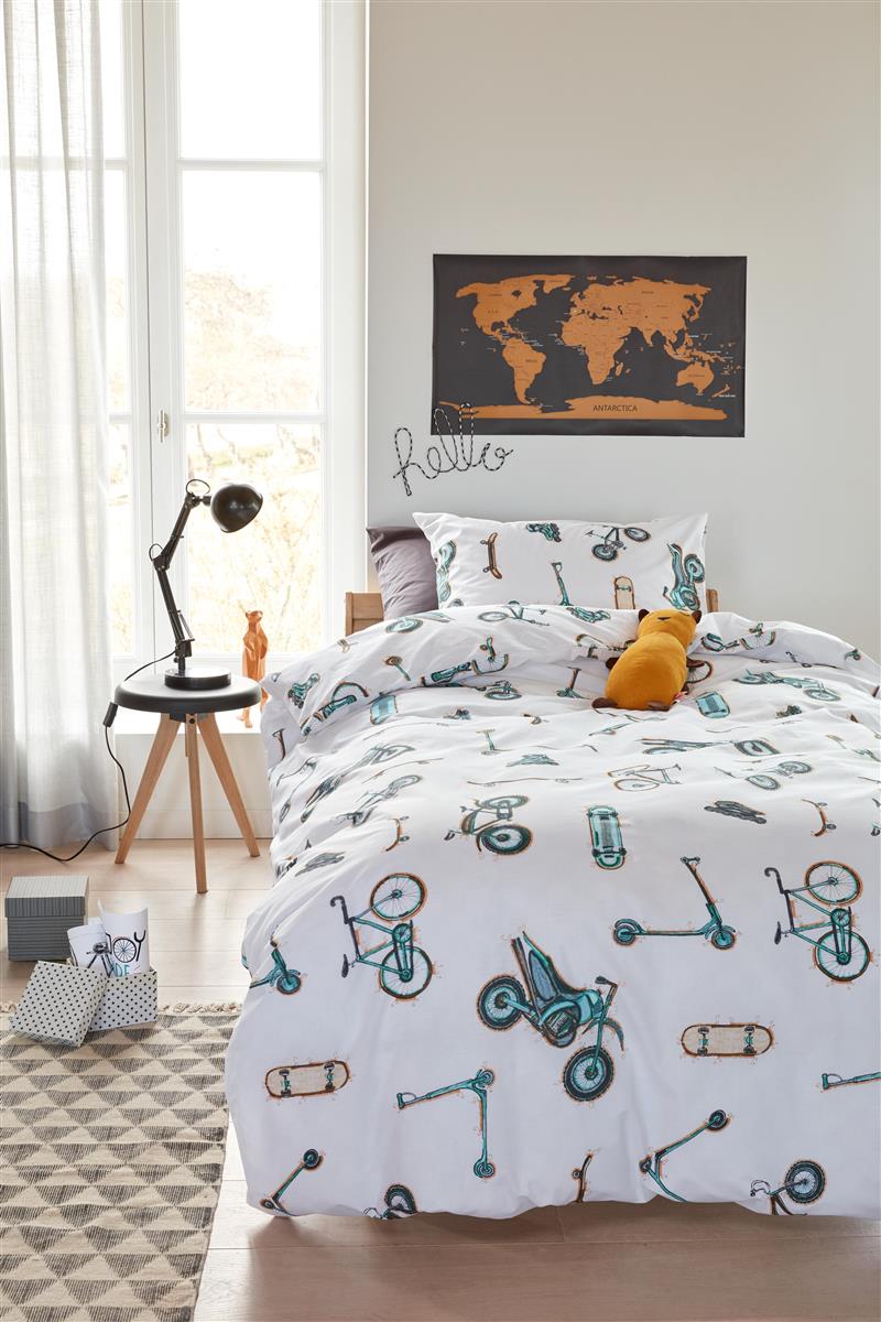 Beddinghouse Kids Wheelers Bettwäsche - Grau
