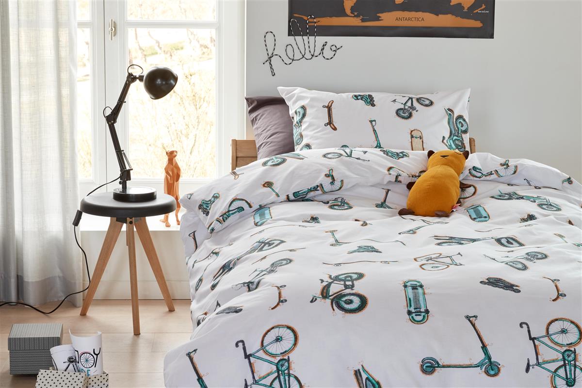 Beddinghouse Kids Wheelers Bettwäsche - Grau