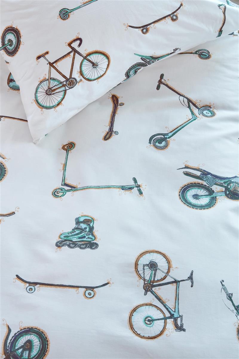 Beddinghouse Kids Wheelers Bettwäsche - Grau