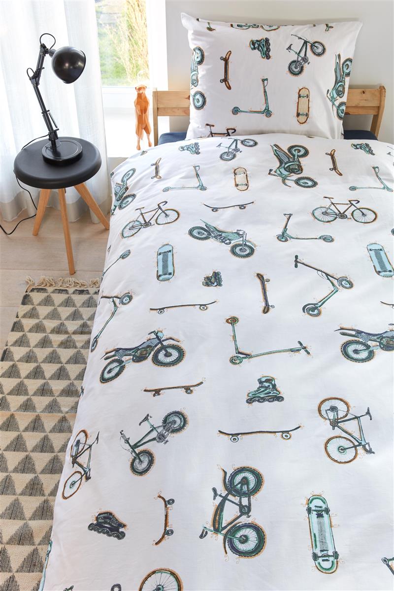 Beddinghouse Kids Wheelers Bettwäsche - Grau