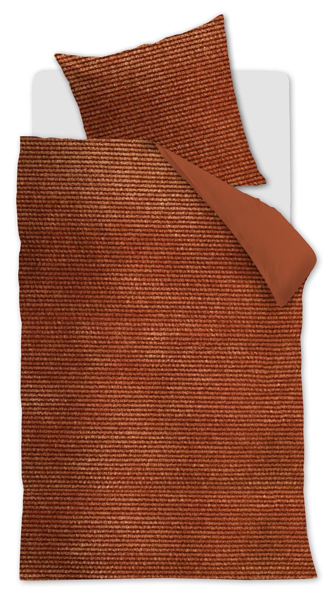 At Home by BeddingHouse Cosy Corduroy Bettwäsche - Terrakotta