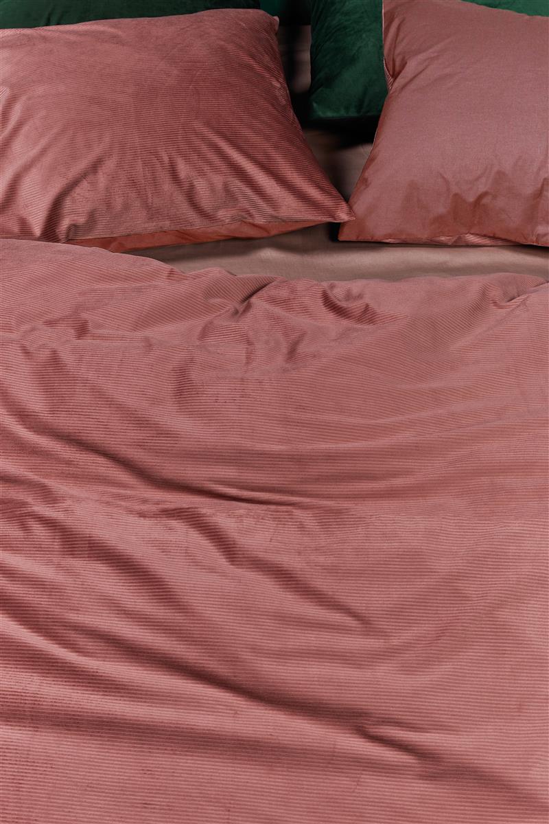 At Home by BeddingHouse Cosy Corduroy Bettwäsche - Rosa