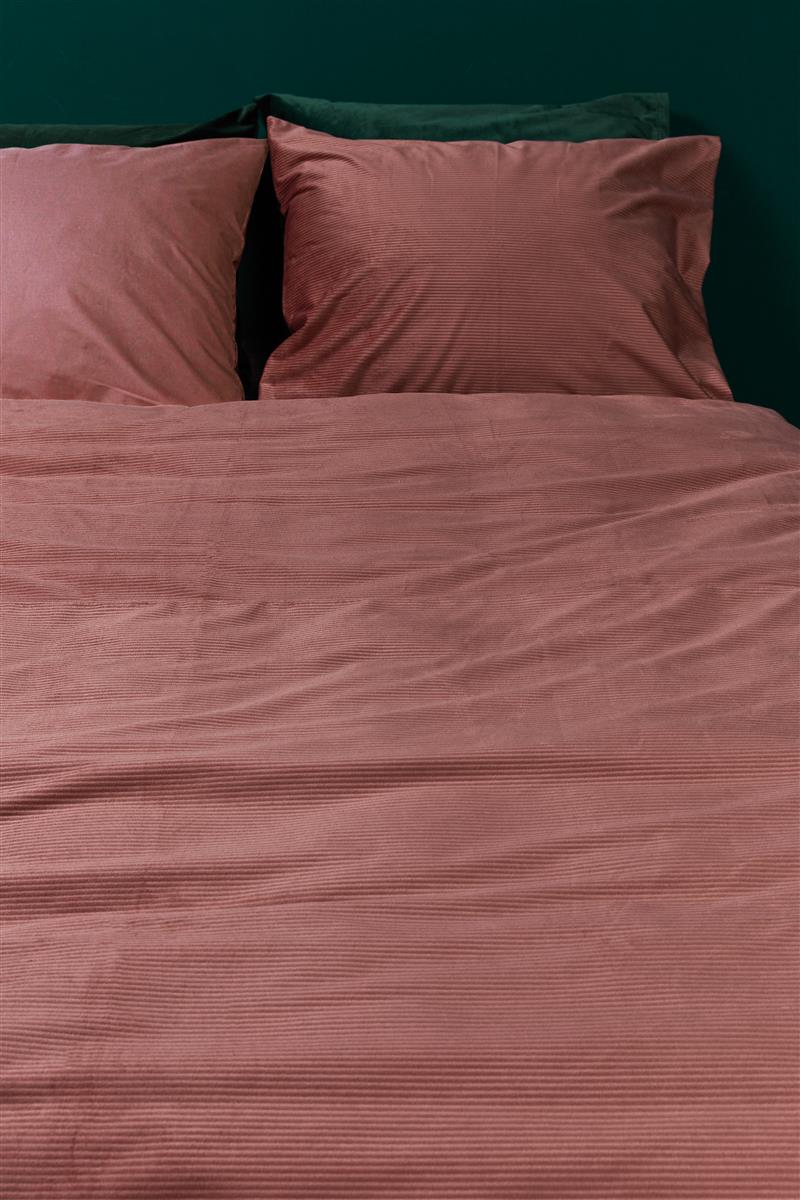At Home by BeddingHouse Cosy Corduroy Bettwäsche - Rosa