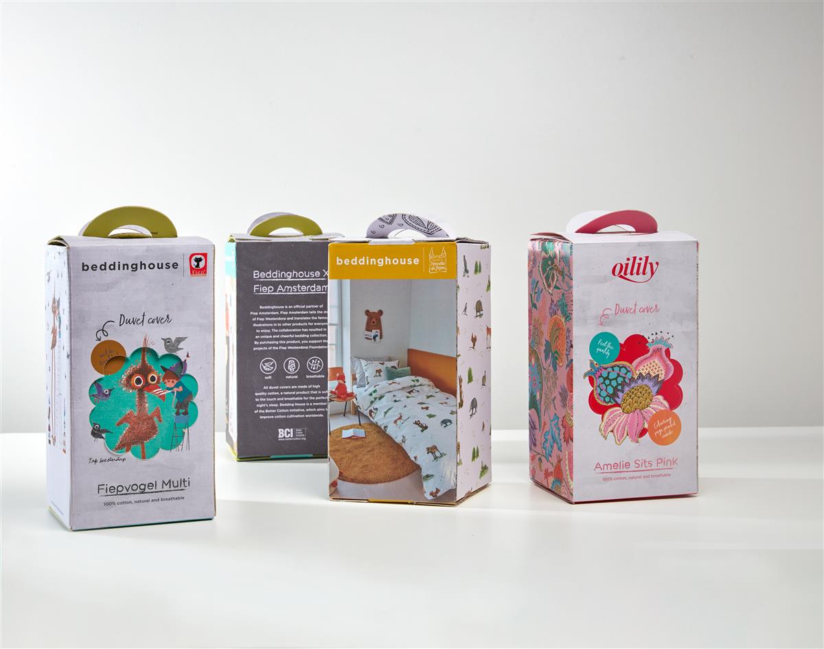 Beddinghouse x Fiep Amsterdam Fiepvogel Bettwäsche - Multi