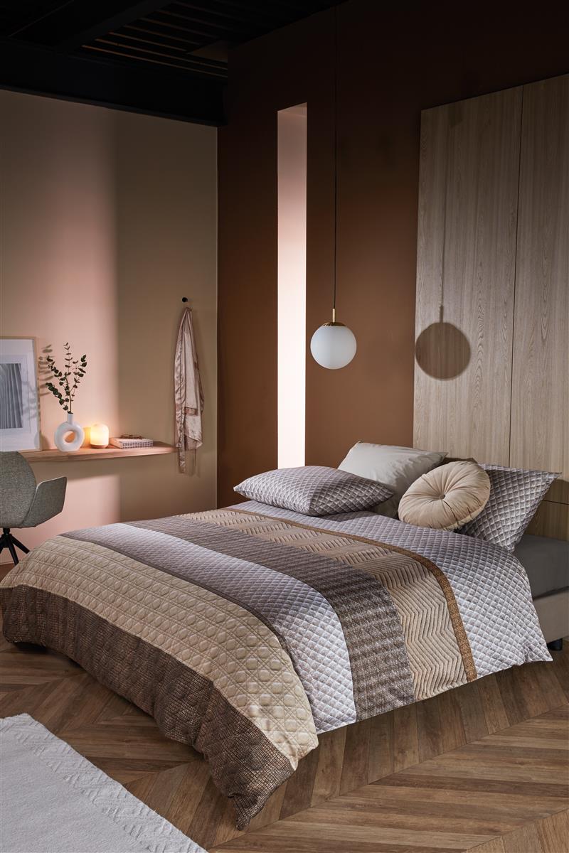 Beddinghouse Quilted Bettwäsche - Natur