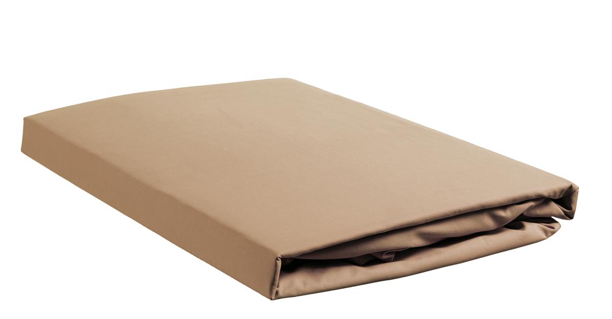 Ambiante spannbettlaken - Baumwolle - Khaki