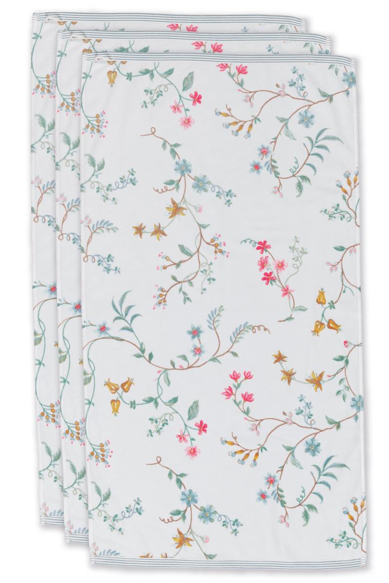 Pip Studio Les Fleurs Badtextilien - Weiß