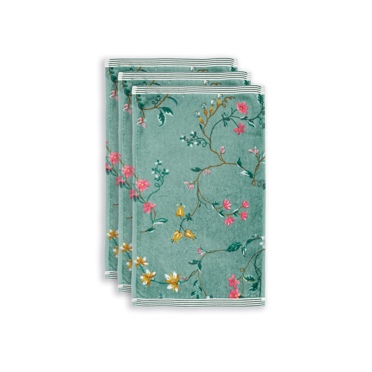 Pip Studio Les Fleurs Badtextilien - Grün