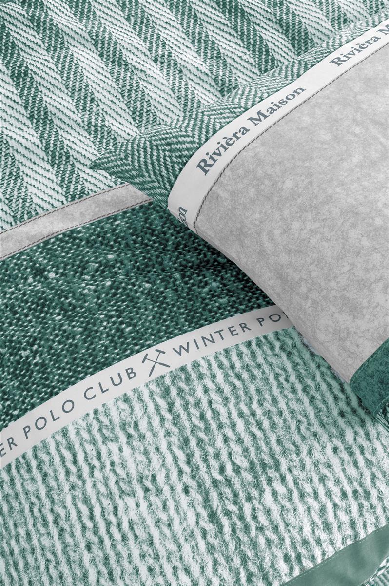 Riviera Maison Happy Winter Bettwäsche - Grün