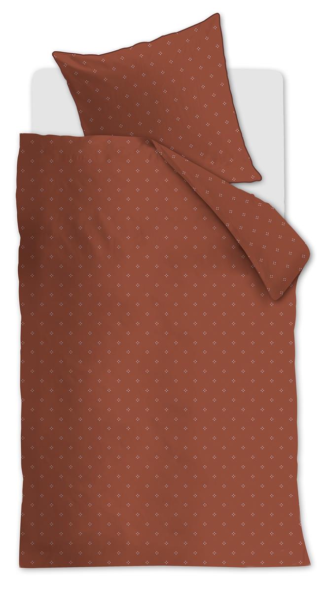 vtwonen Sticking Dots Bettwäsche - Terrakotta