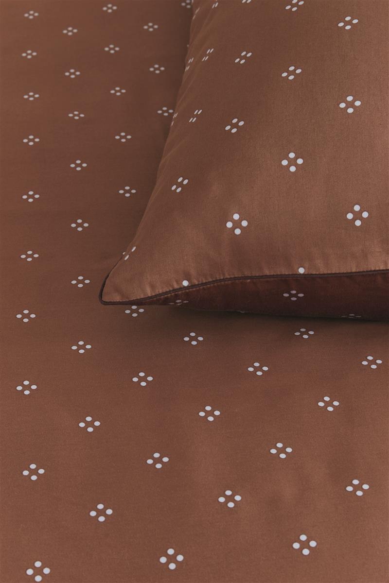 vtwonen Sticking Dots Bettwäsche - Terrakotta