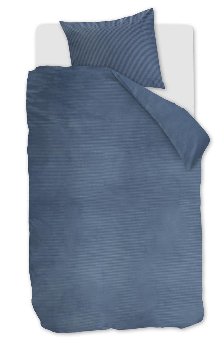 At Home by BeddingHouse Cosy Corduroy Bettwäsche - Blau