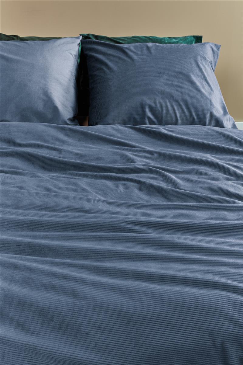 At Home by BeddingHouse Cosy Corduroy Bettwäsche - Blau