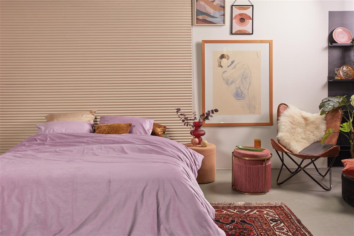 At Home by BeddingHouse Cosy Corduroy Bettwäsche - Lila