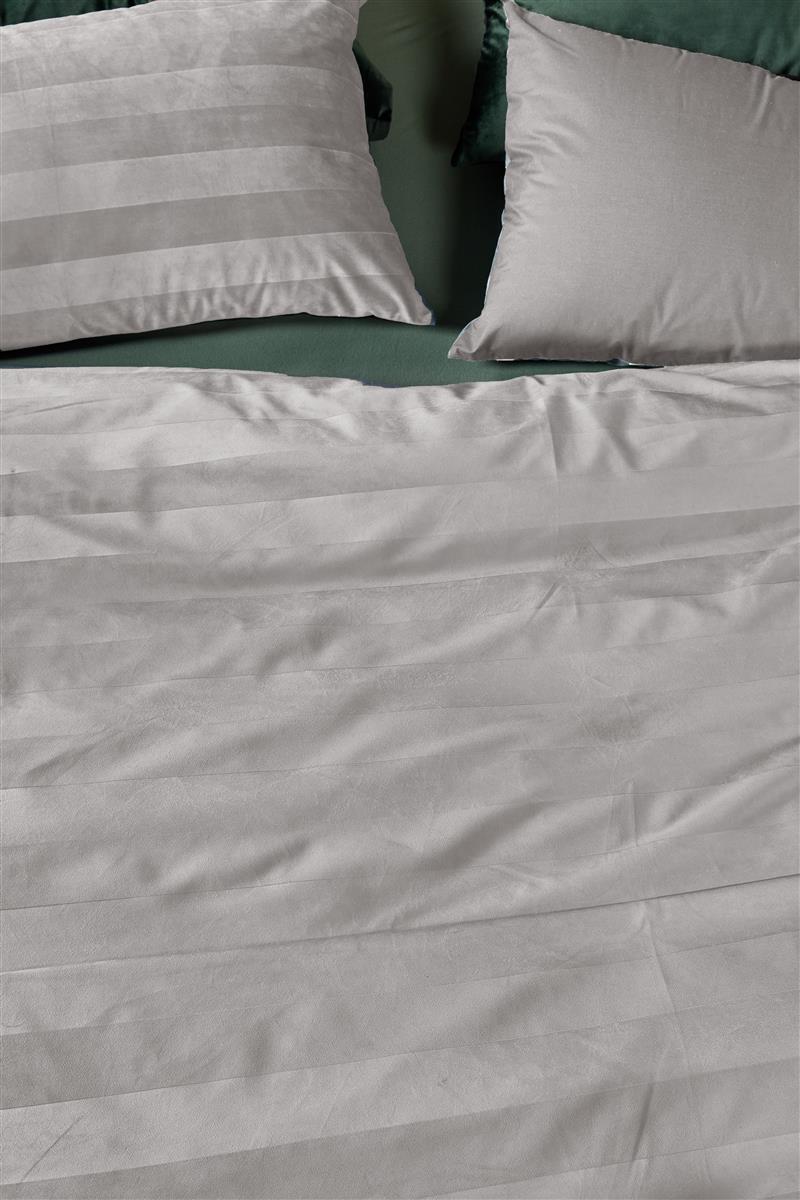 At Home by BeddingHouse Soft Shine Bettwäsche - Hellgrau