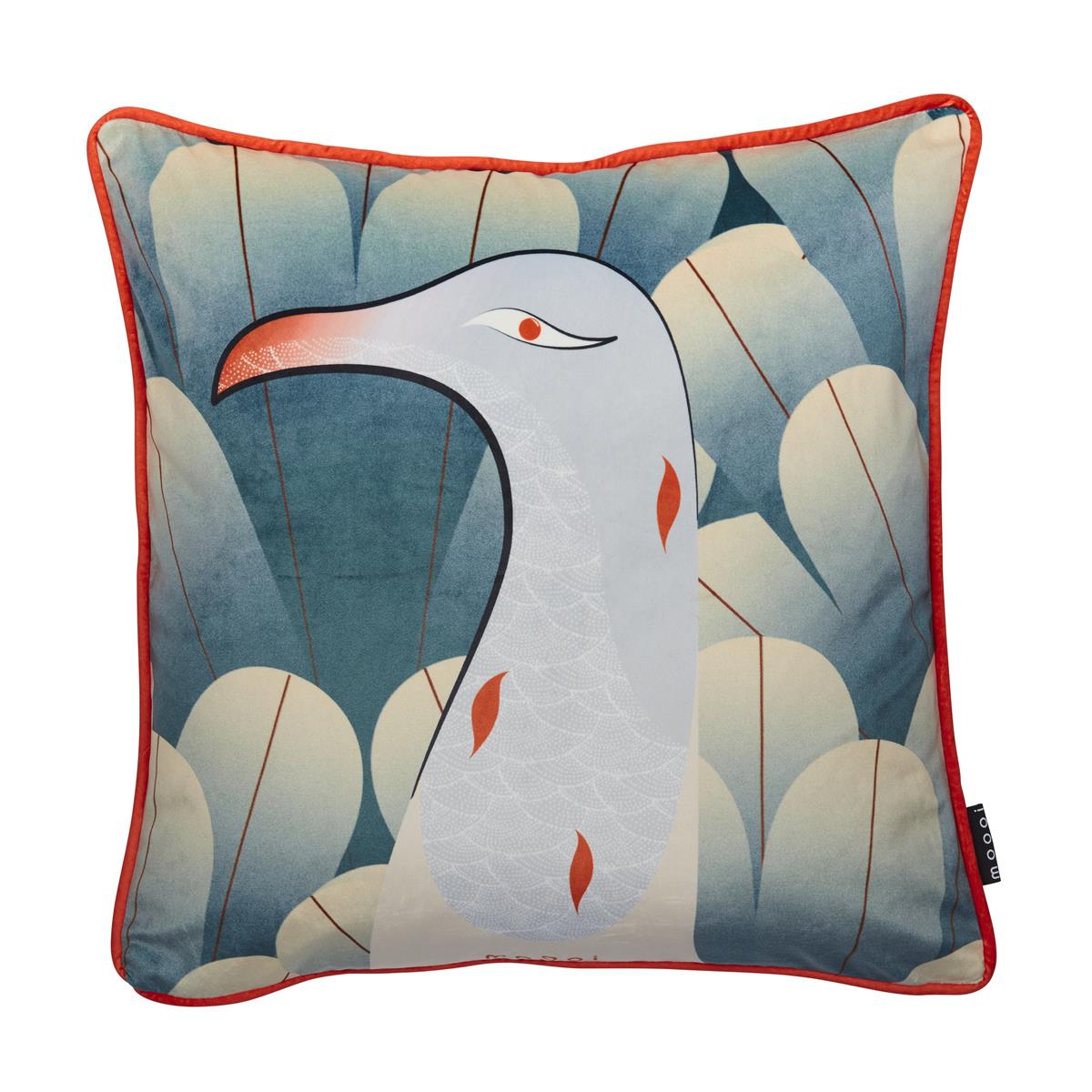 MOOOI Calligraphy Bird Zierkissen - Multi