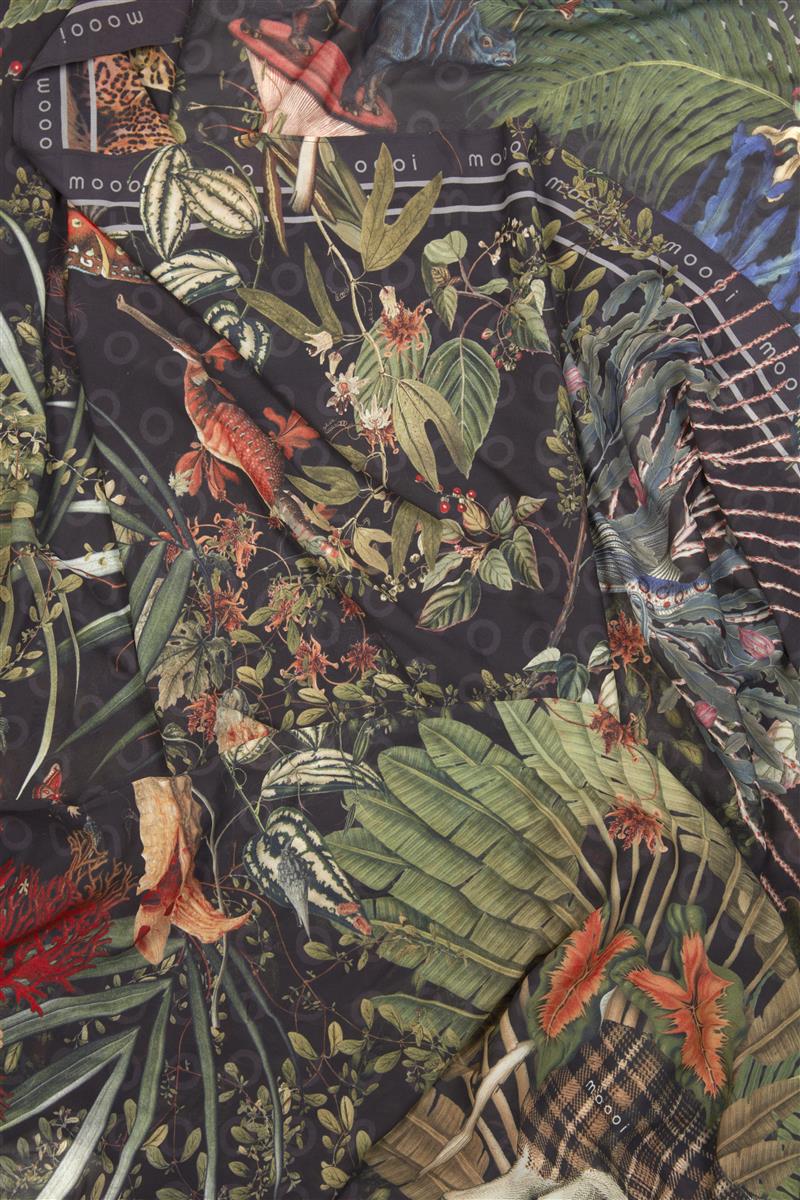 MOOOI Menagerie XL Scarf Zierkissen - Raven