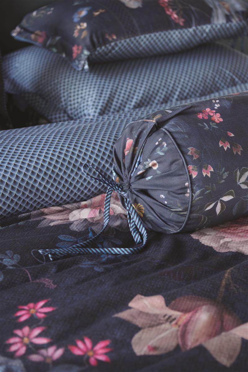 Pip Studio Tokyo Bouquet Roll Zierkissen - Dunkelblau