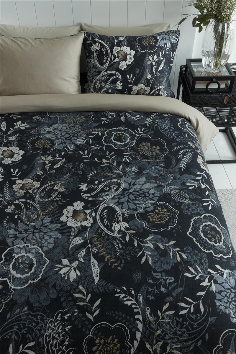 Riviera Maison Floral Paisley Bettwäsche - Dunkelblau