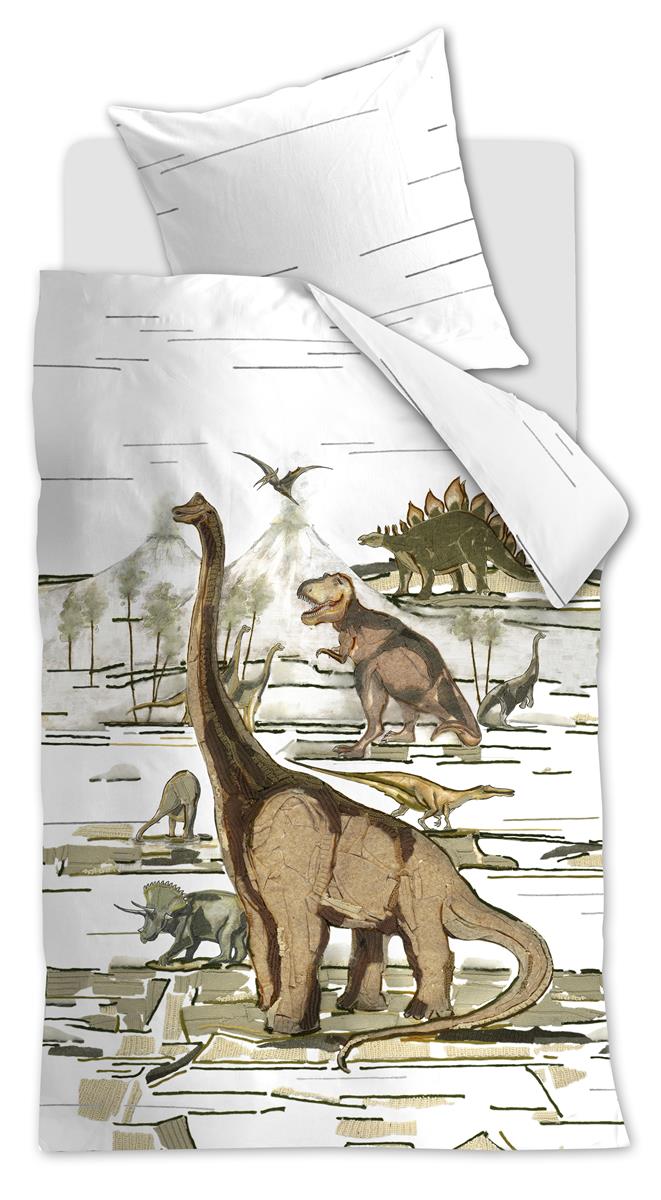 Beddinghouse Kids Dinosaurs Bettwäsche - Natur